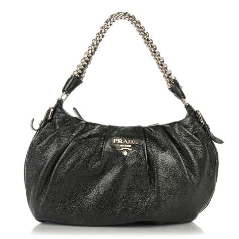 prada cervo lux chain hobo|PRADA Cervo Lux Chain Hobo 180442 .